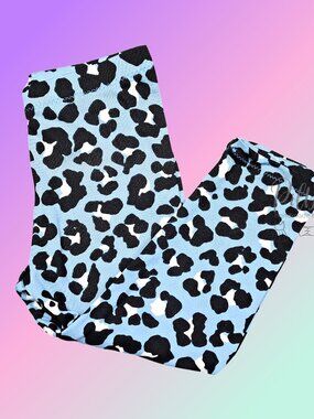 Blue Cheetah Leggings